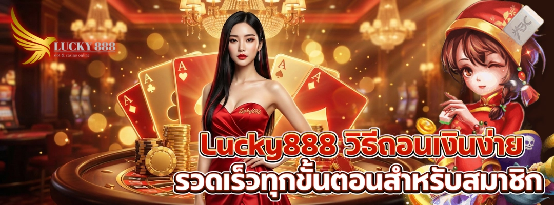 Lucky888 วิธีถอนเงิน