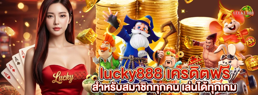 lucky888 เครดิตฟรี